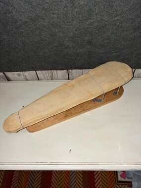 Handy Ann Antique Wooden Tailor's Press with Beige Pad